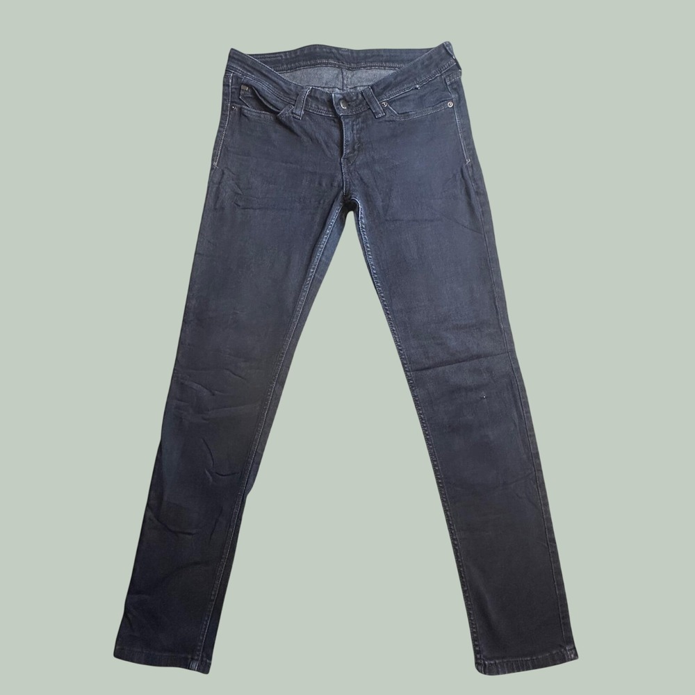 Vintage Levi's Jeans Womens 9M Skinny Navy Blue Stretch Low Rise Denim Pants
